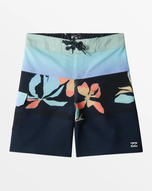 Boys 2-7 Tribong Pro 13" Boardshorts - Navy sold by Billabong