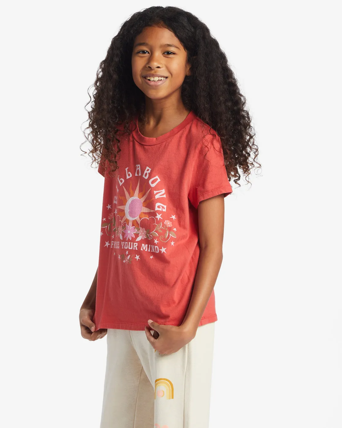 Girls Free Your Mind T-Shirt - Red Rock sold by Billabong product image thumbnail 2