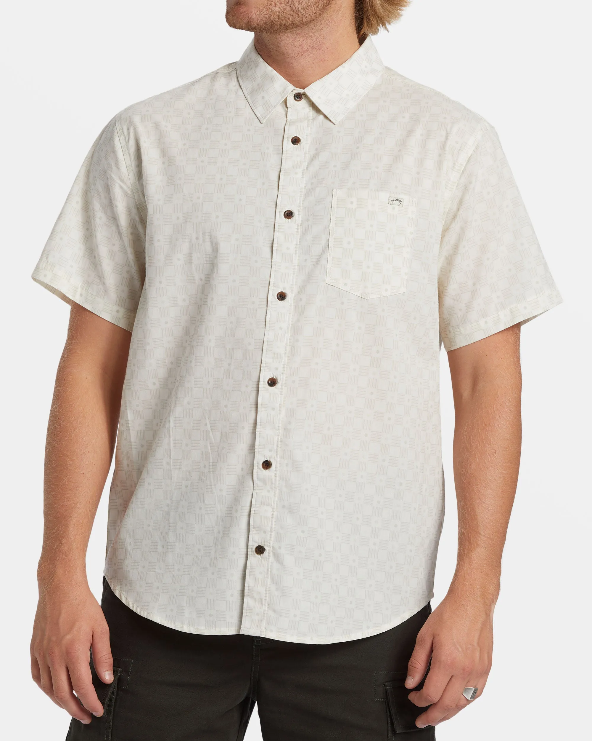 Sundays Mini Short Sleeve Shirt - Taupe sold by Billabong