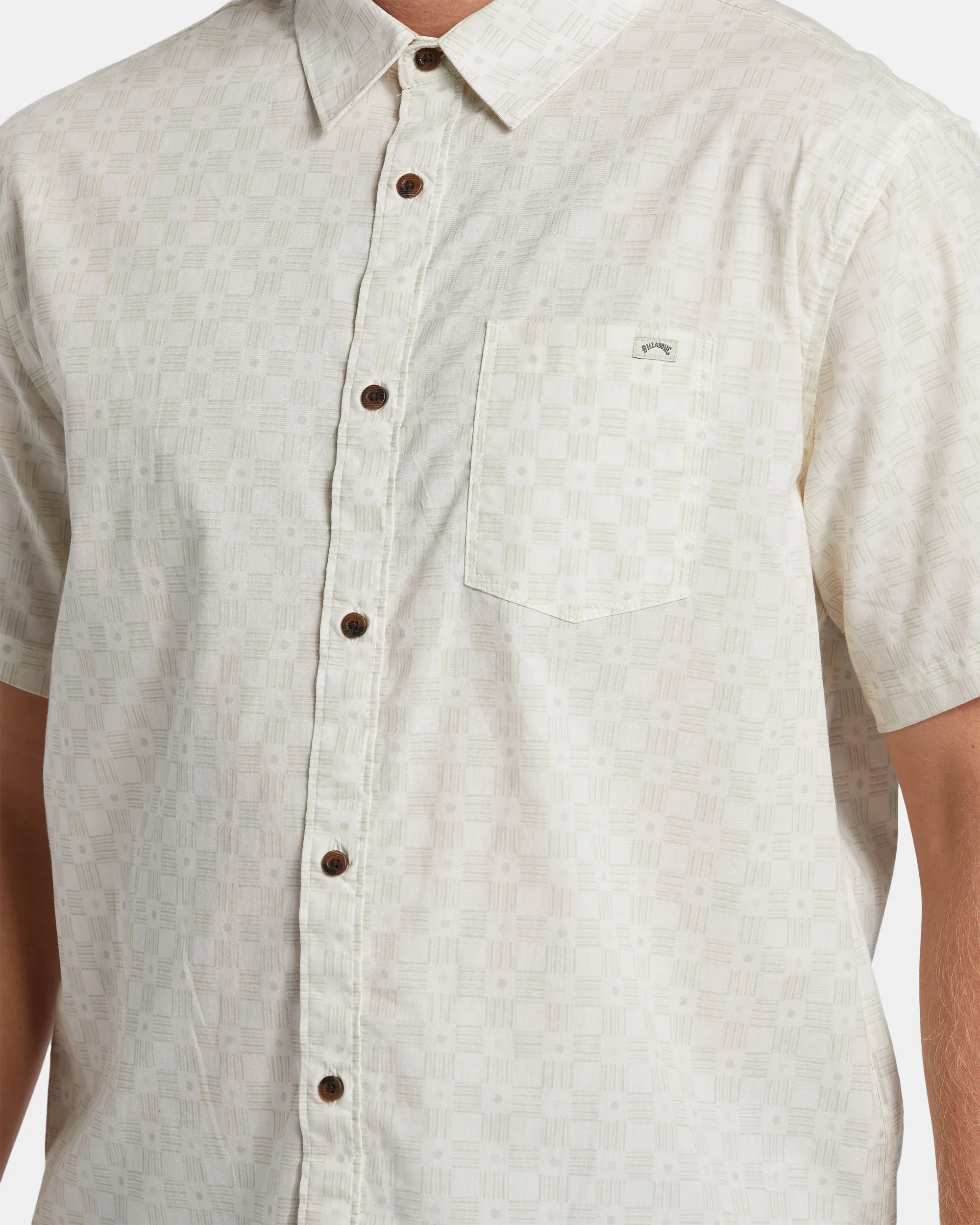 Sundays Mini Short Sleeve Shirt - Taupe sold by Billabong product image thumbnail 3