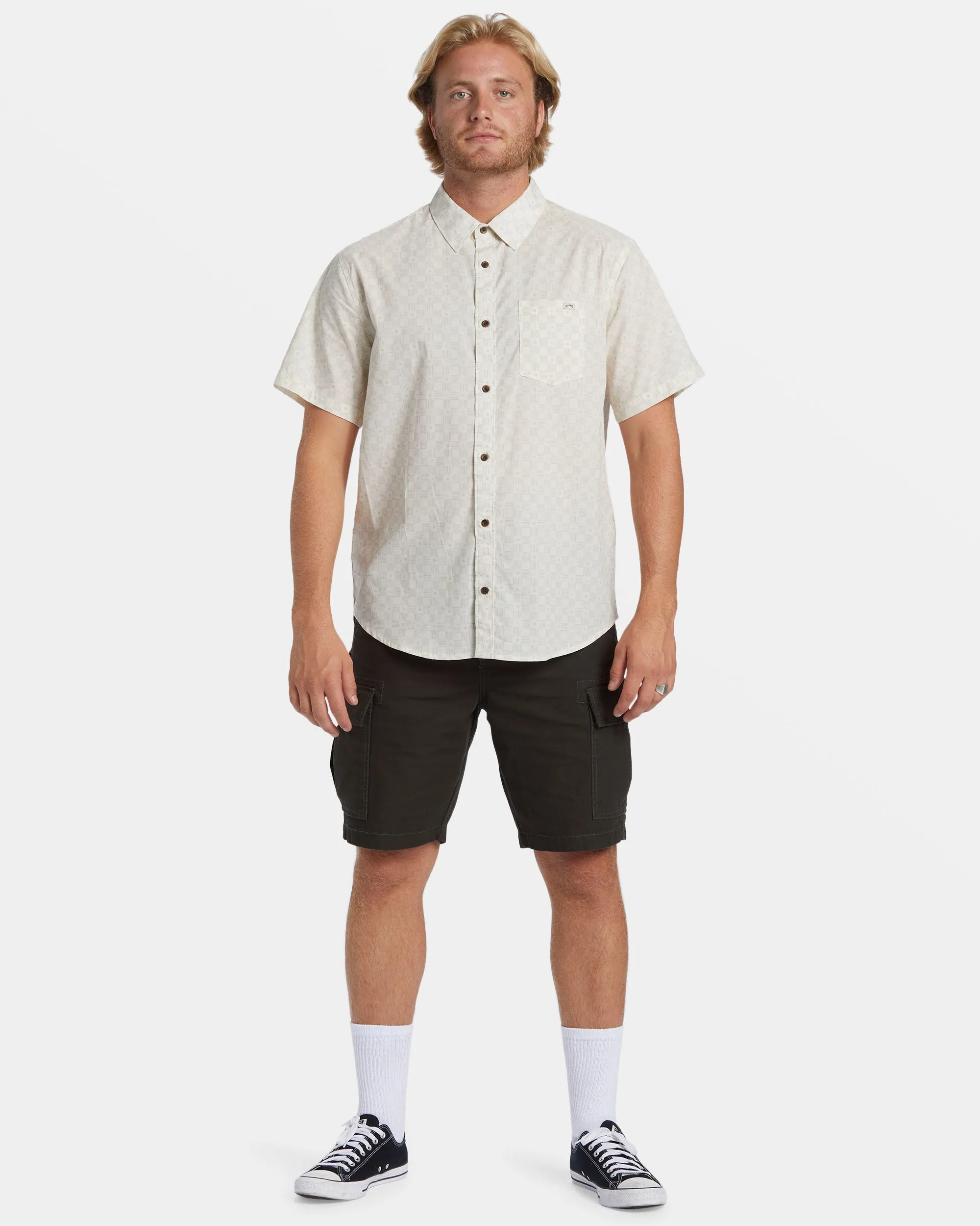 Sundays Mini Short Sleeve Shirt - Taupe sold by Billabong product image thumbnail 5
