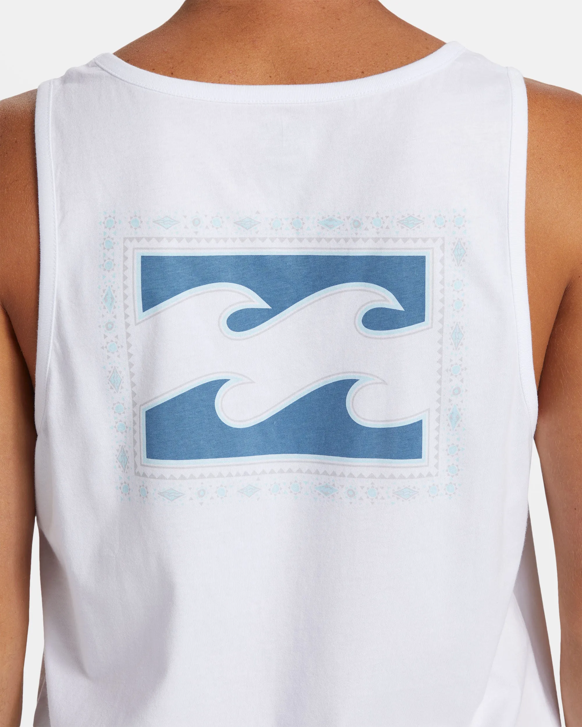 Crayon Wave Tank - White sold by Billabong product image thumbnail 3