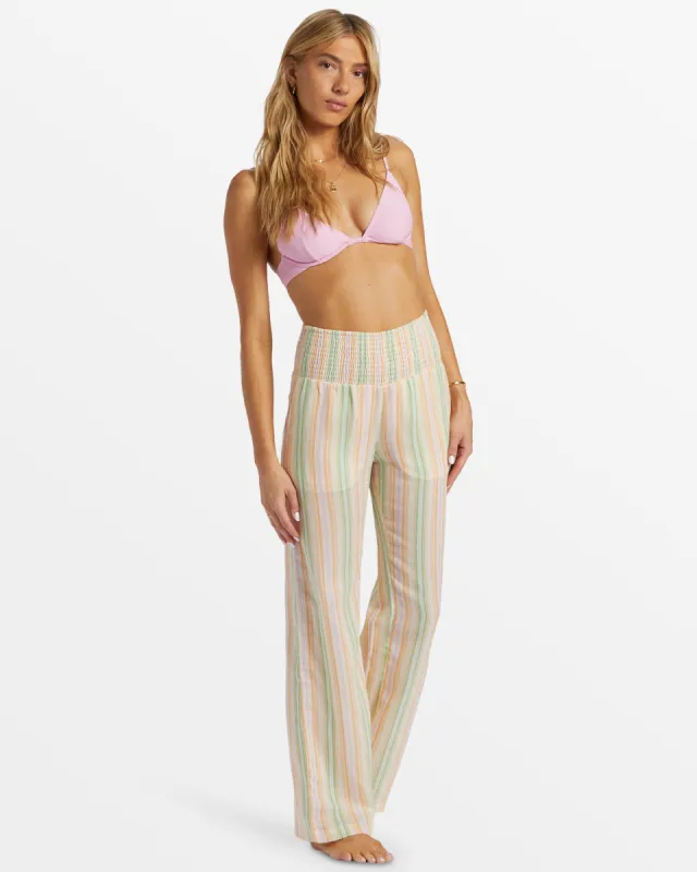 New Waves 2 Elastic Waist Pants - Sweet Pink sold by Billabong