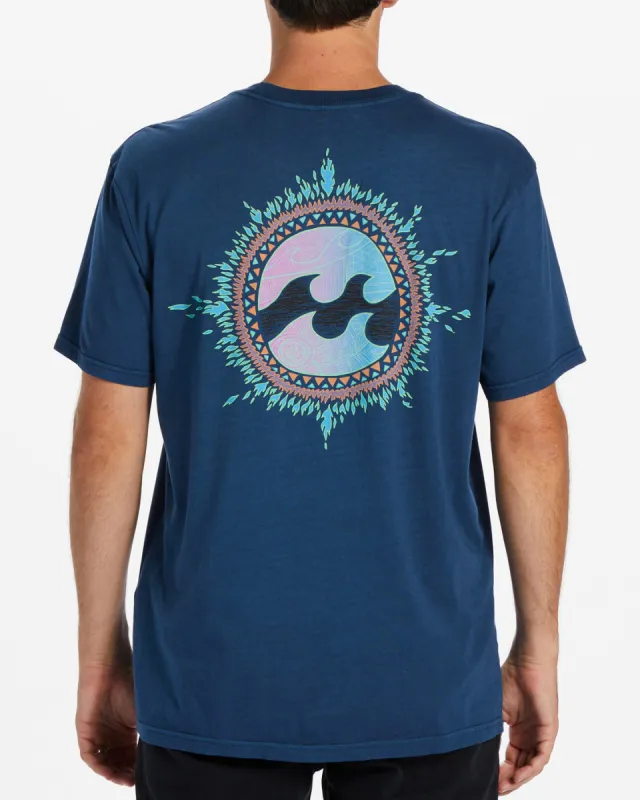 Flame T-Shirt - Dark Blue sold by Billabong