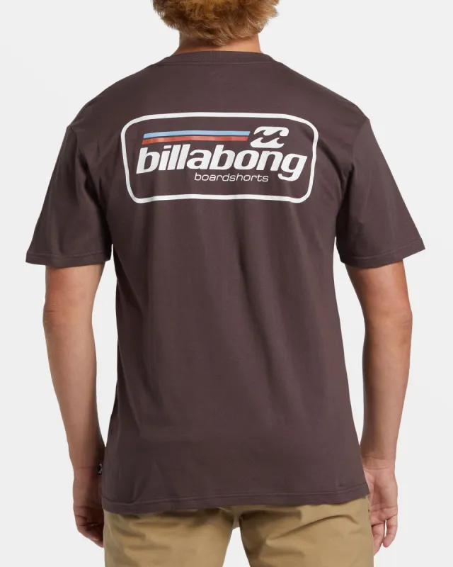 Walled T-Shirt - Plum sold by Billabong