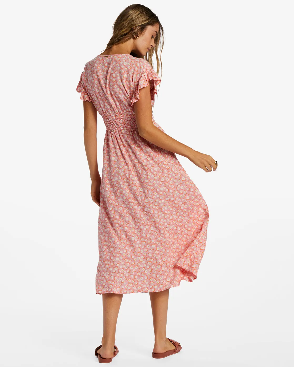 Picnic Date Midi Dress - Flamingo sold by Billabong product image thumbnail 4