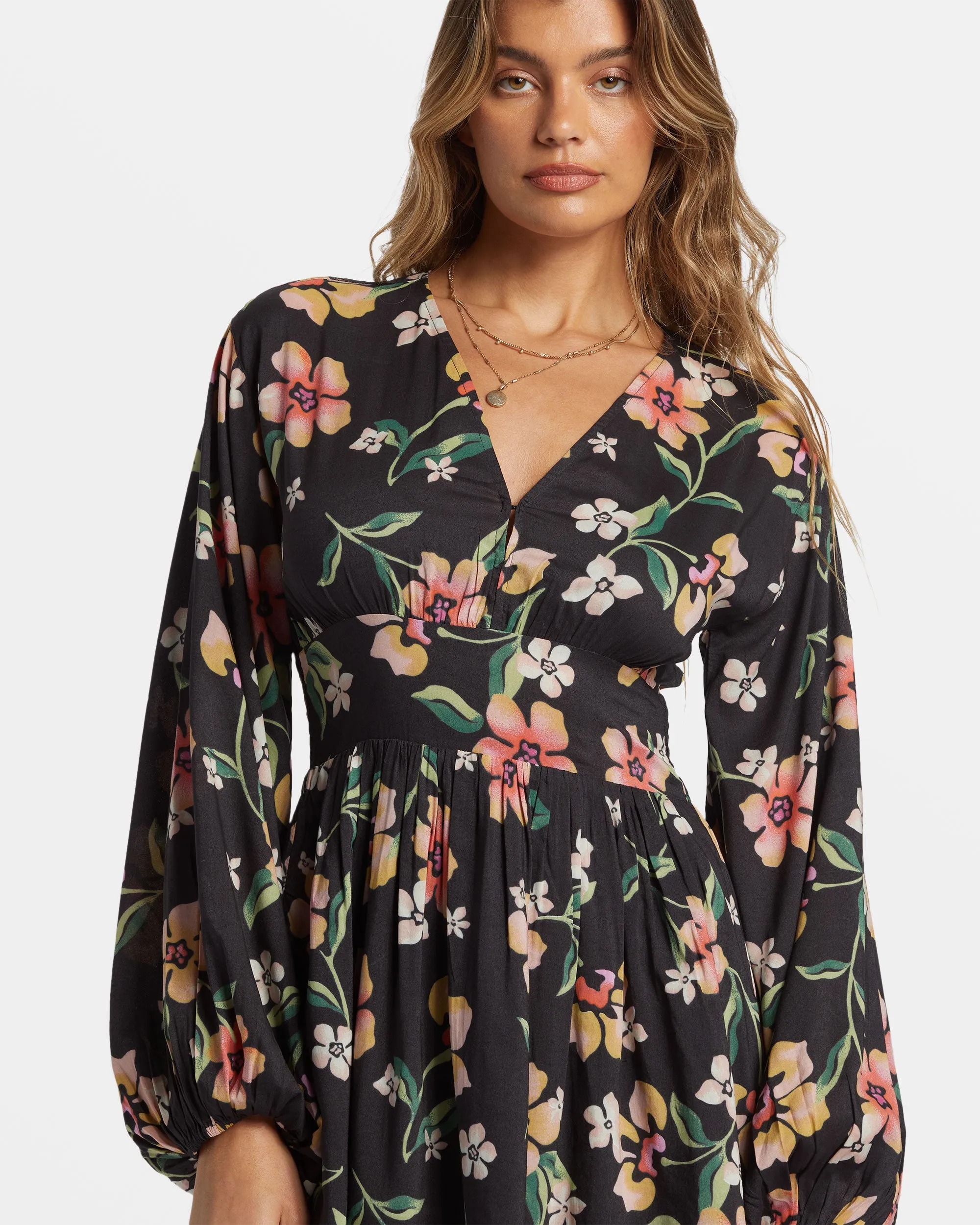 Night Bloom Mini Dress - Black Sands sold by Billabong product image thumbnail 4