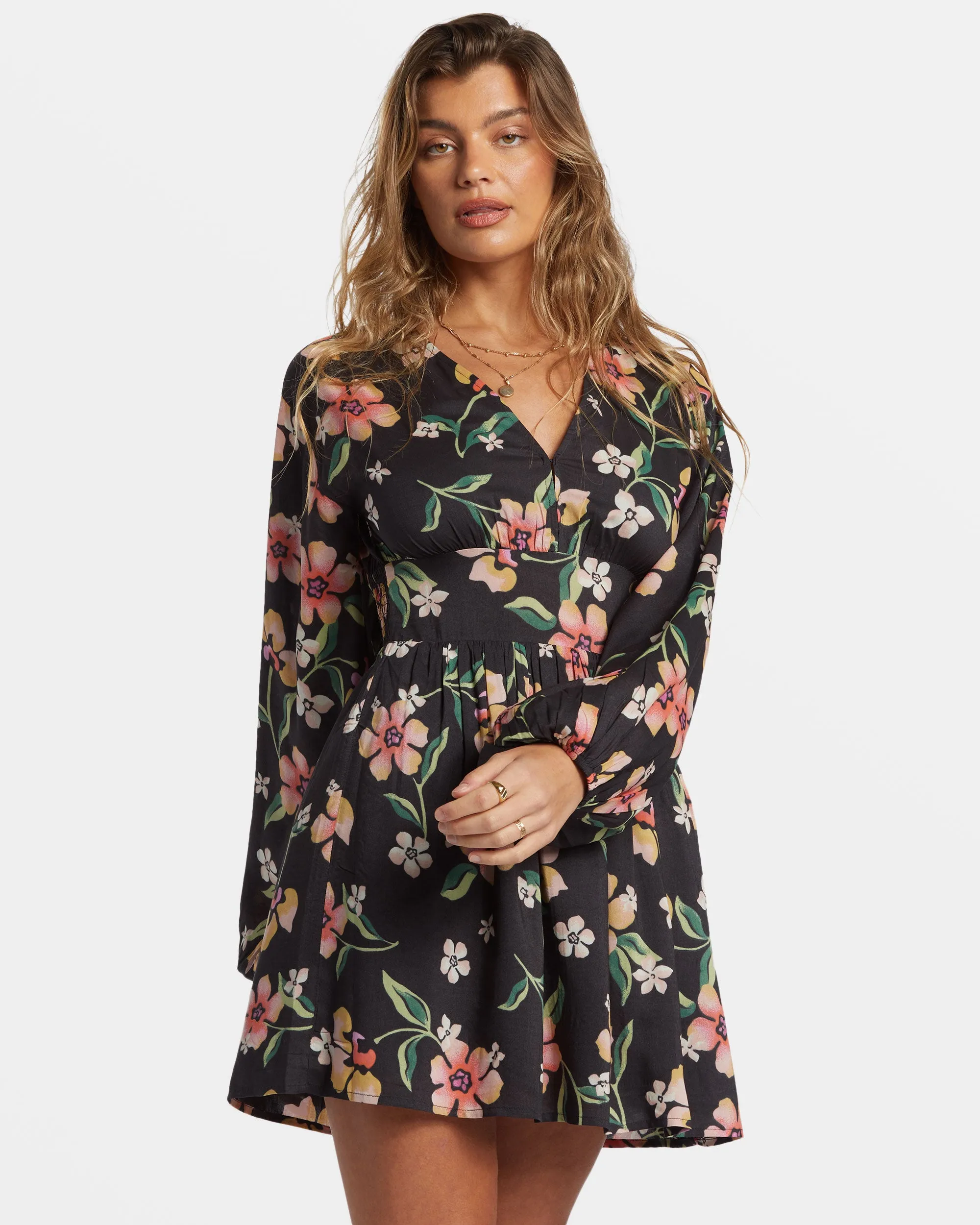 Night Bloom Mini Dress - Black Sands sold by Billabong product image thumbnail 3