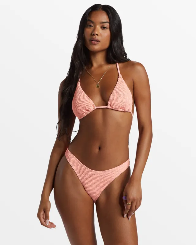 Summer High Multi-Way Triangle Bikini Top - Peach Tart sold by Billabong
