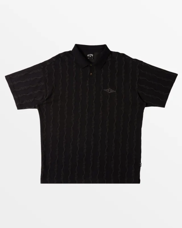 Shibuya Polo Shirt - Black sold by Billabong
