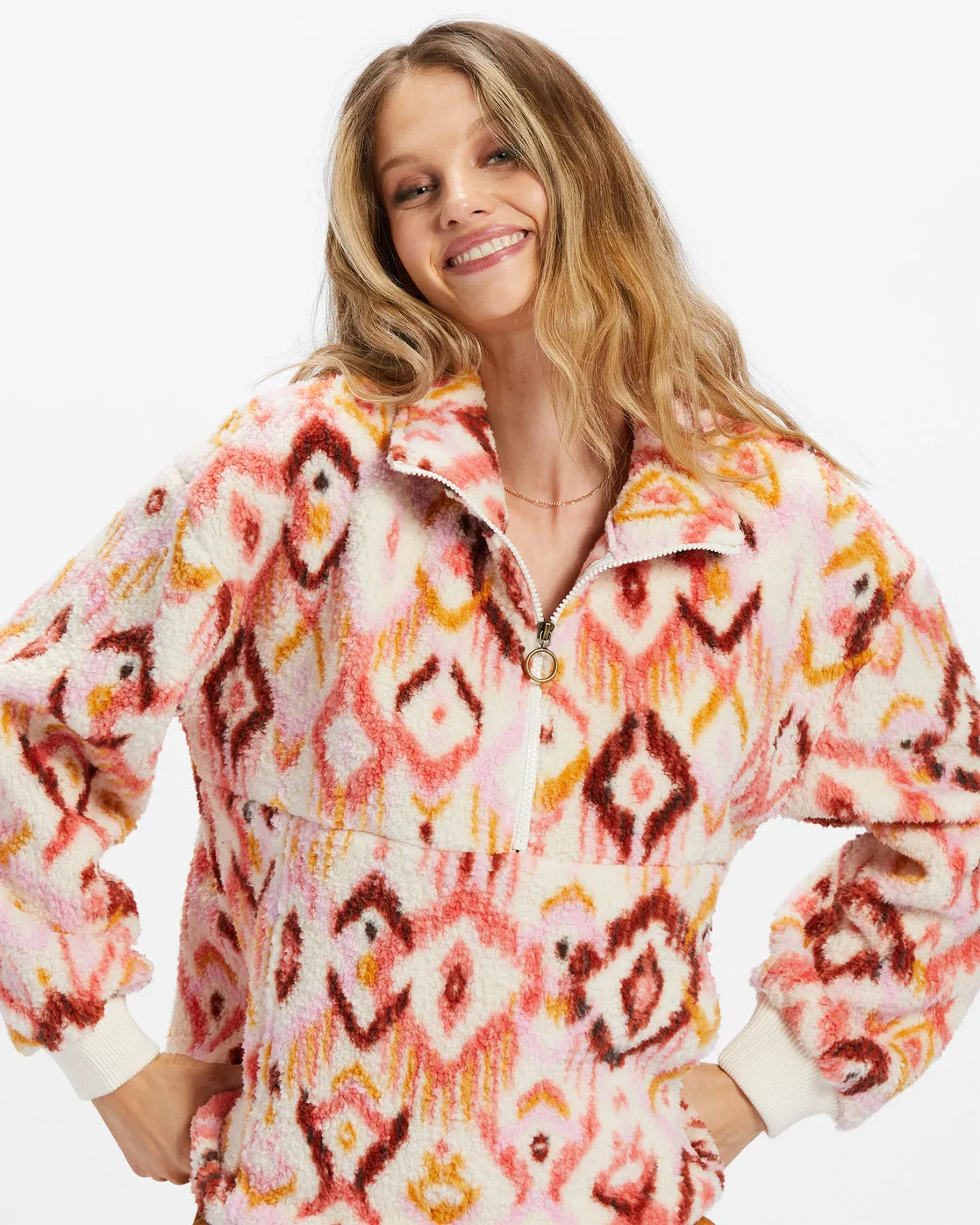 Time Off Half-Zip Fleece Pullover - Lavender Kiss sold by Billabong product image thumbnail 4