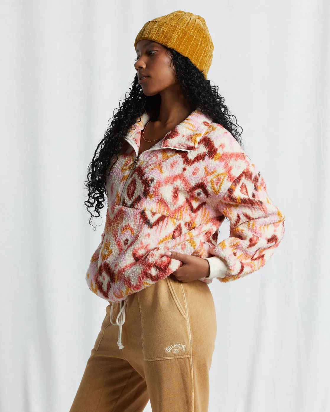 Time Off Half-Zip Fleece Pullover - Lavender Kiss sold by Billabong product image thumbnail 2