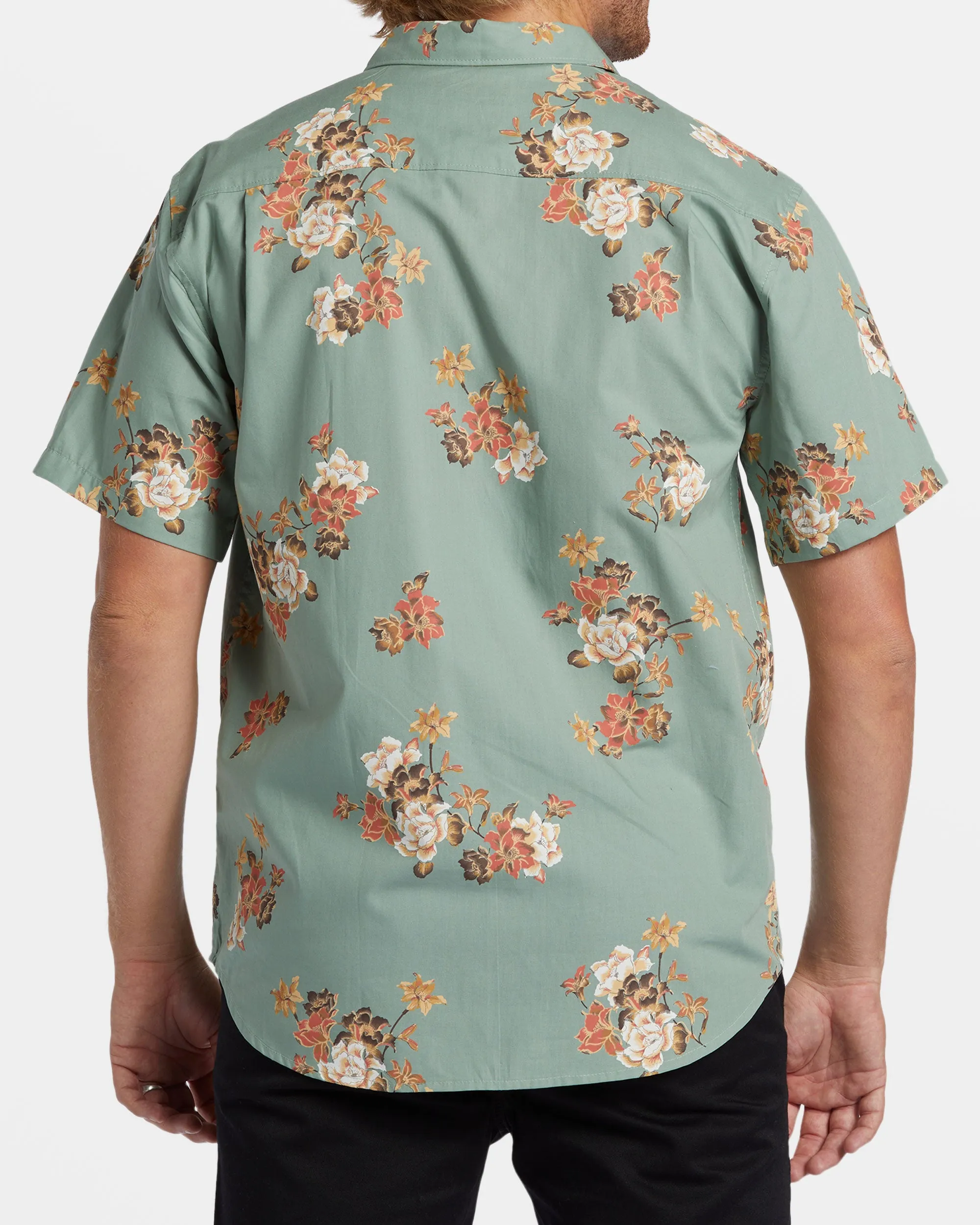 Sundays Mini Short Sleeve Shirt - Sage sold by Billabong product image thumbnail 3