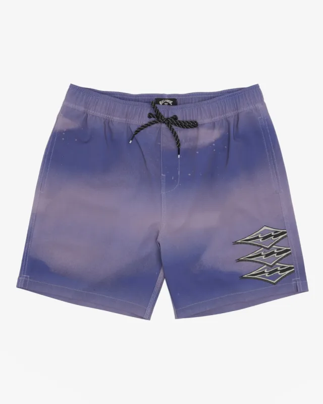 Riot Layback 17" Boardshorts - Lavender made by Billabong