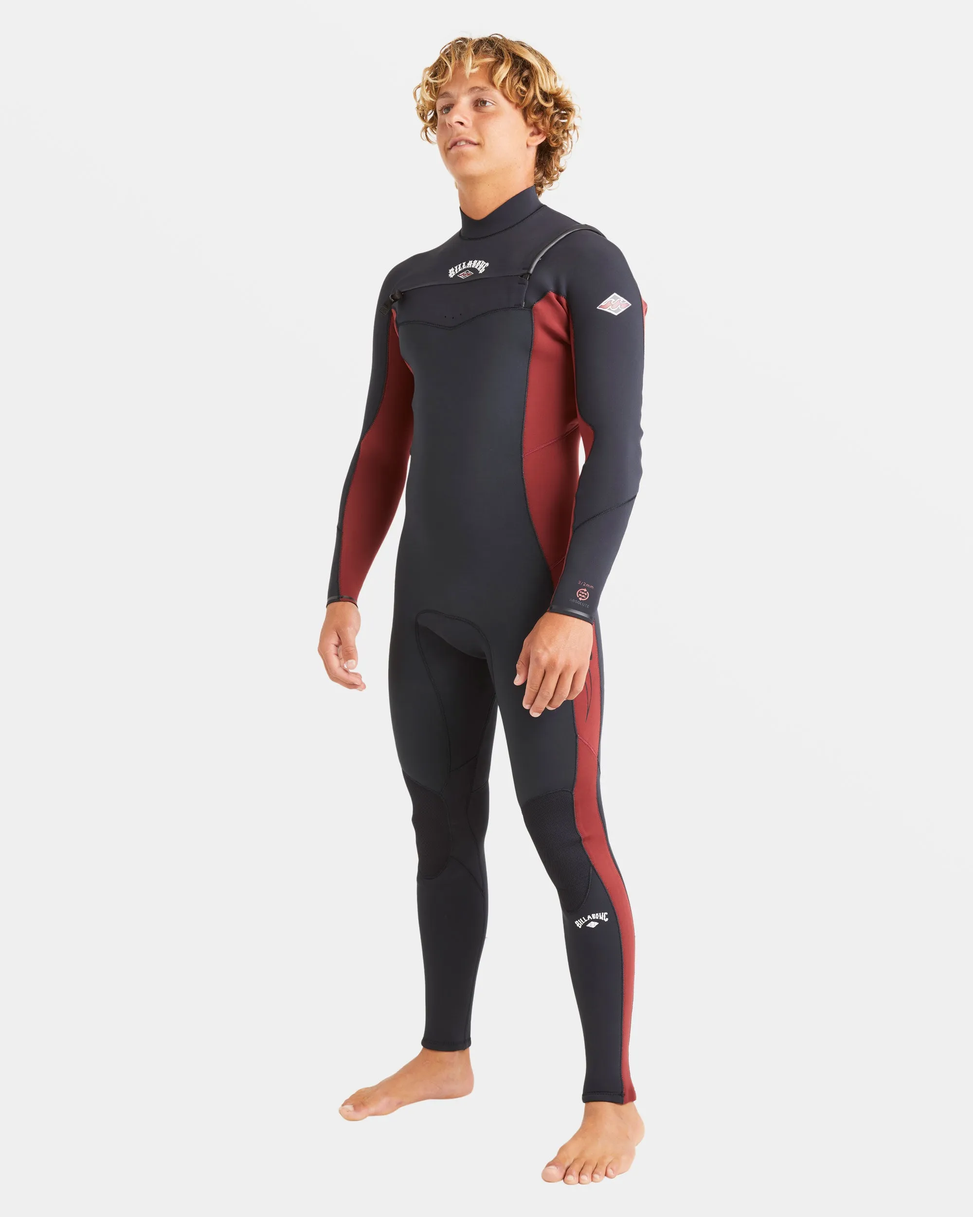 3/2mm Absolute Natural Upcycler Chest Zip Wetsuit - Burnt Henna sold by Billabong product image thumbnail 4