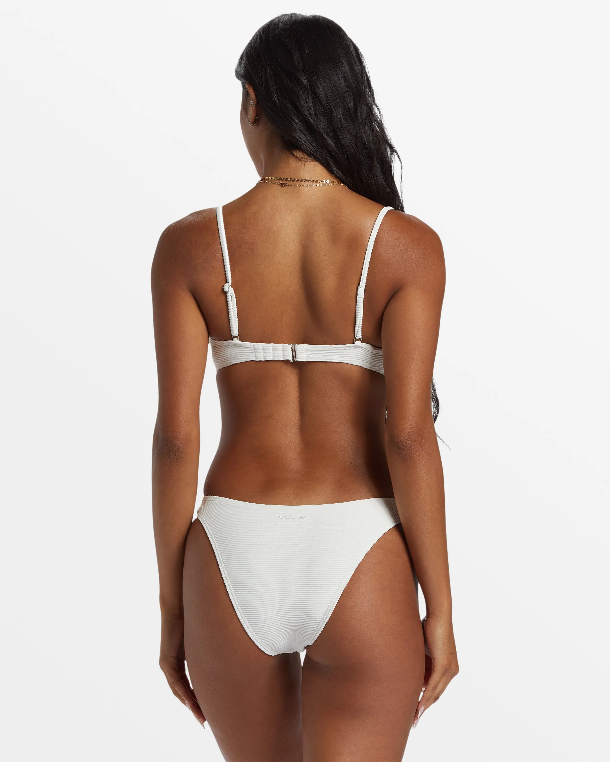 Tanlines Hike Bikini Bottoms - Salt Crystal sold by Billabong
