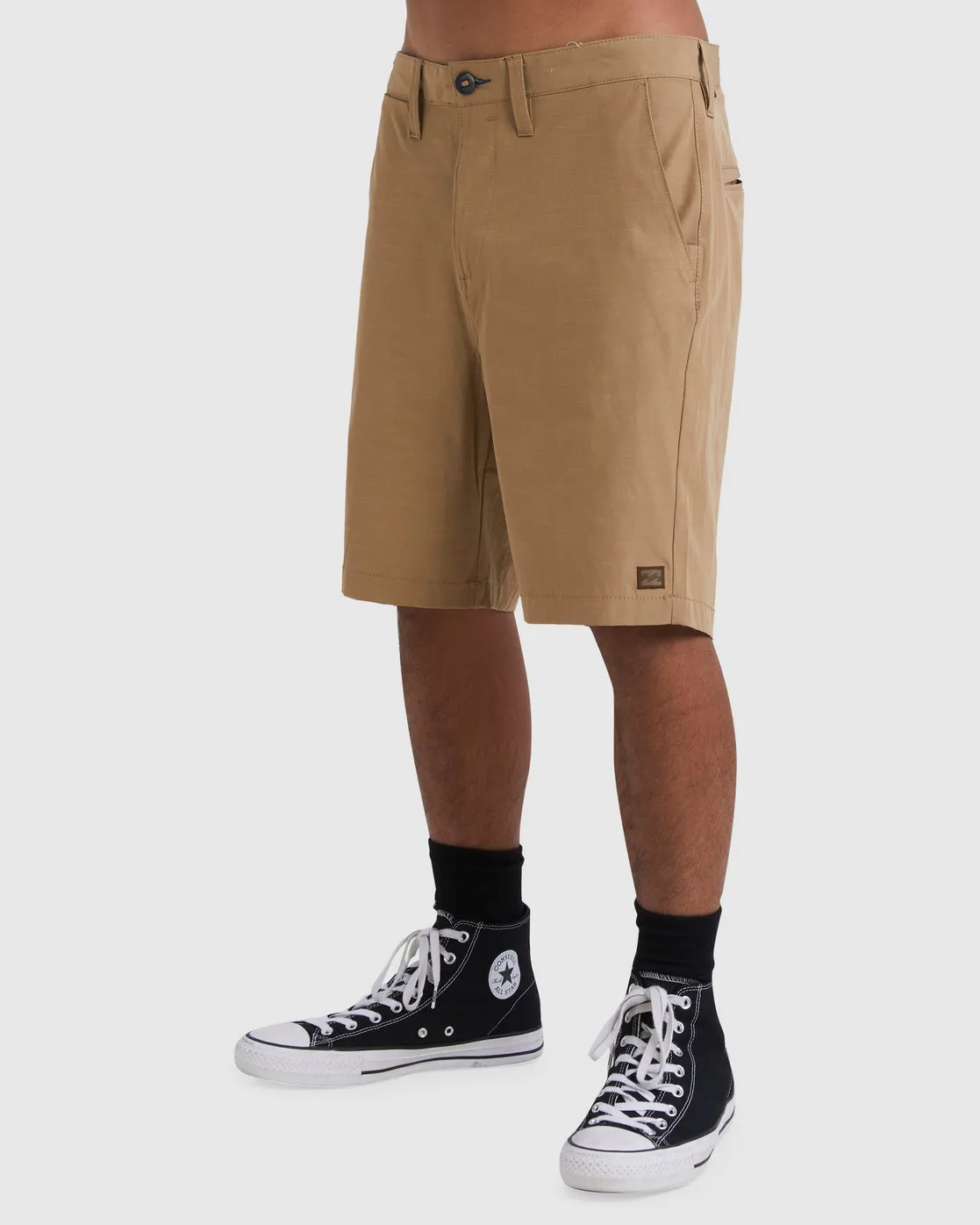 Crossfire Solid 20" Hybrid Submersible Shorts - Gravel sold by Billabong product image thumbnail 2