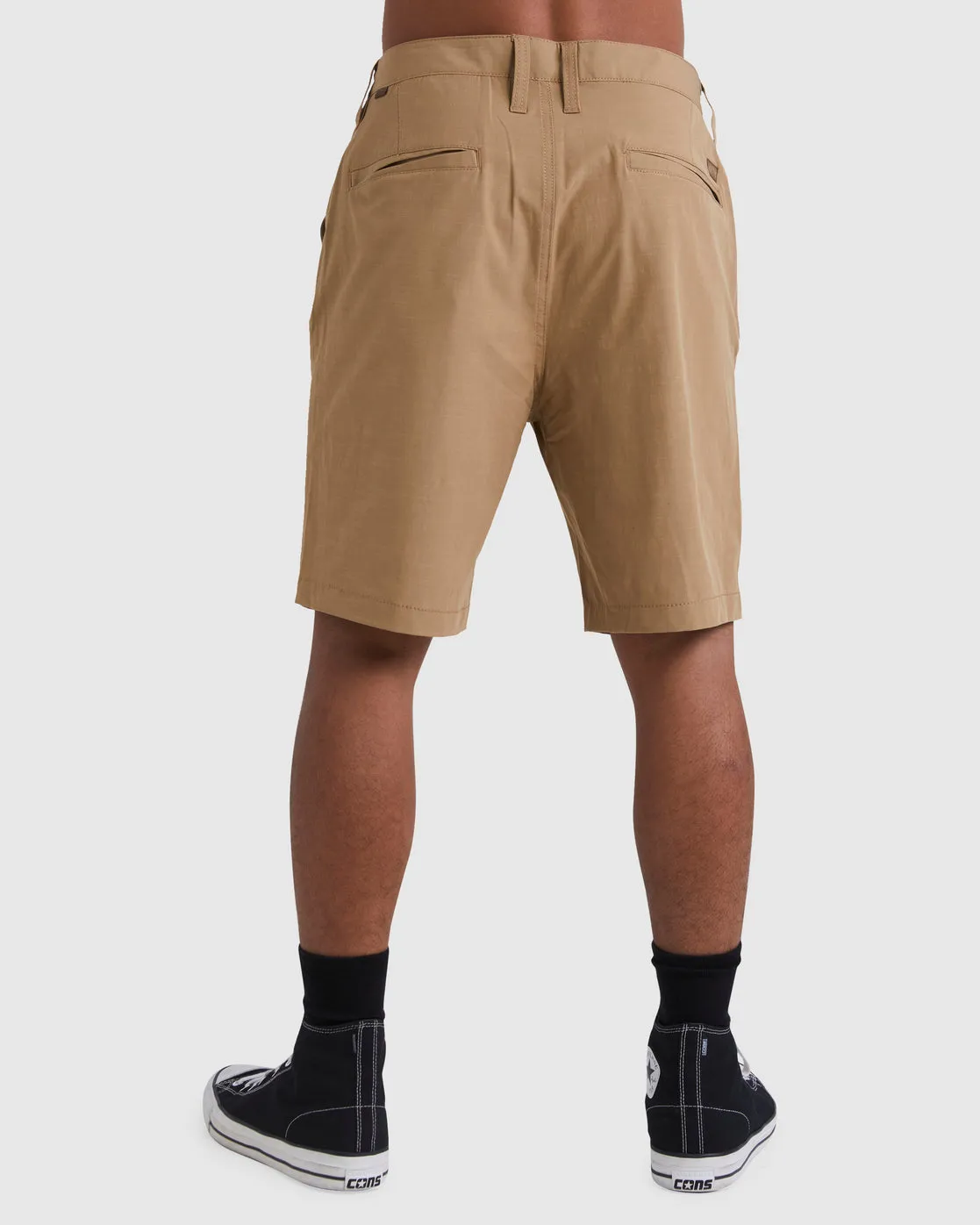 Crossfire Solid 20" Hybrid Submersible Shorts - Gravel sold by Billabong product image thumbnail 3