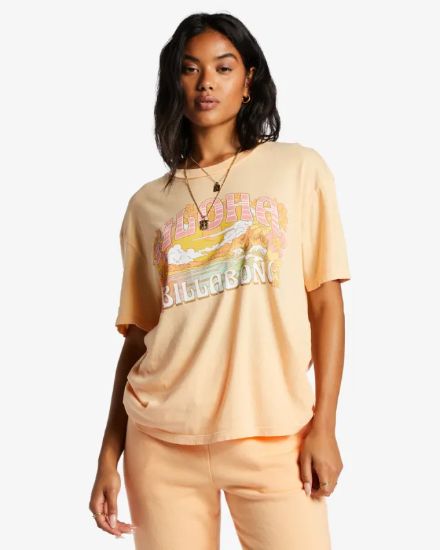 Aloha Friend T-Shirt - Light Melon sold by Billabong