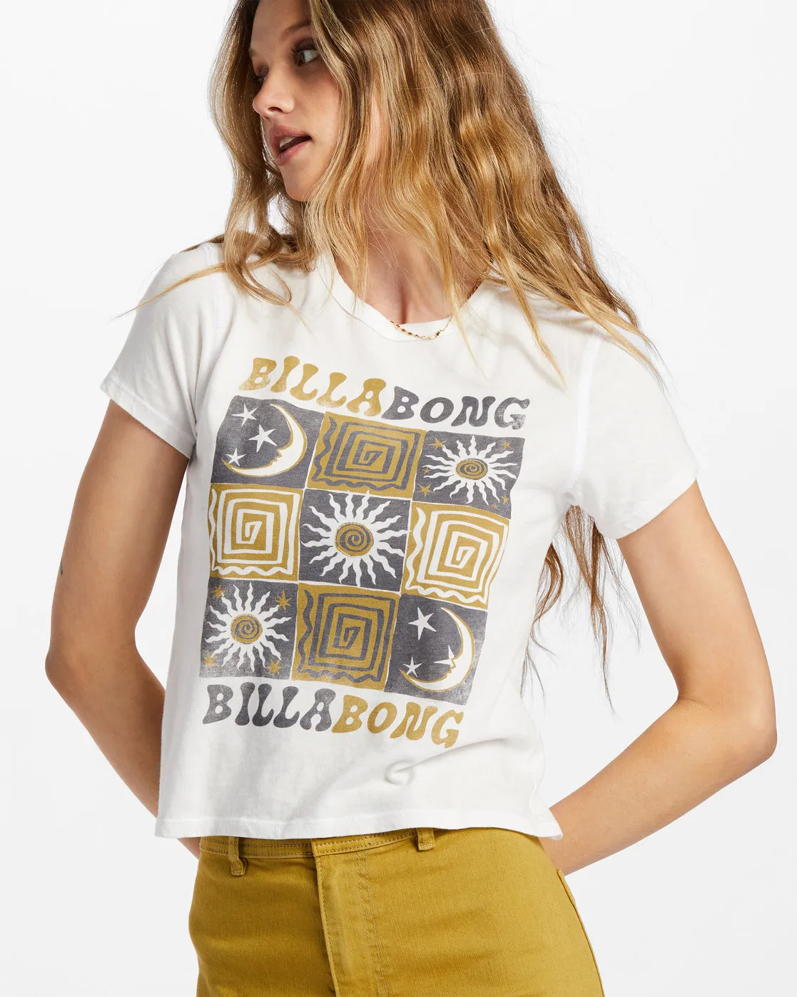 Stoked All Day T-Shirt - Salt Crystal sold by Billabong product image thumbnail 4