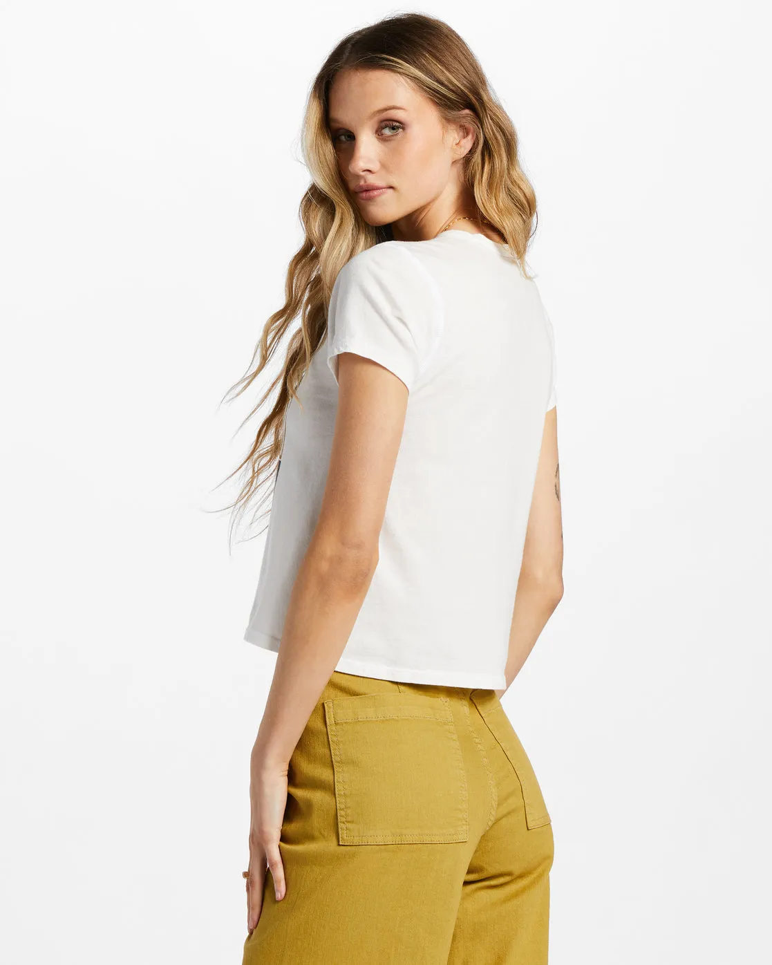 Stoked All Day T-Shirt - Salt Crystal sold by Billabong product image thumbnail 3