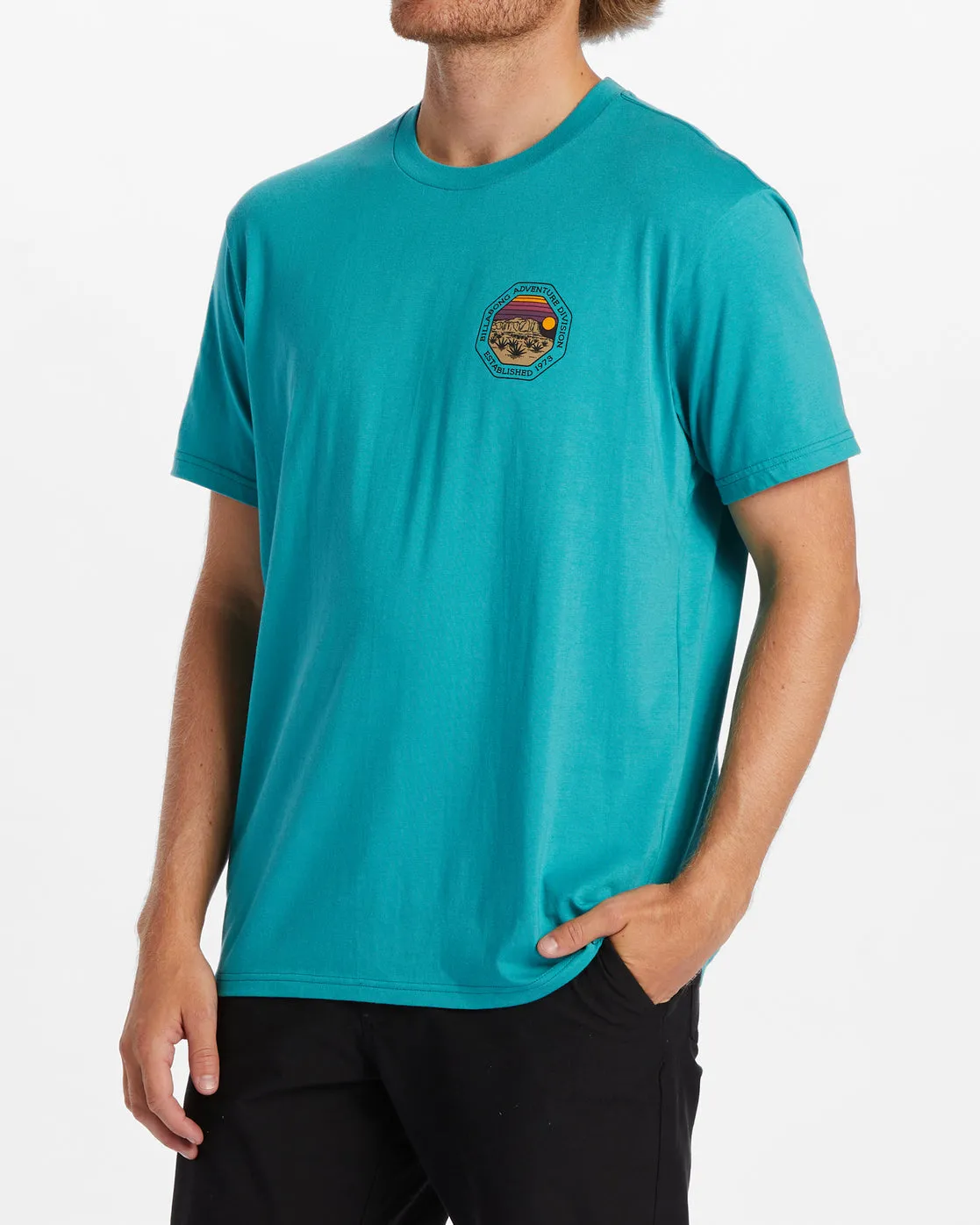Rockies T-Shirt - Seagreen sold by Billabong product image thumbnail 3
