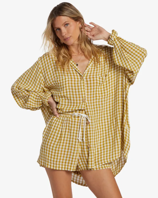 Swell Shirt Shirt - Green Envy sold by Billabong