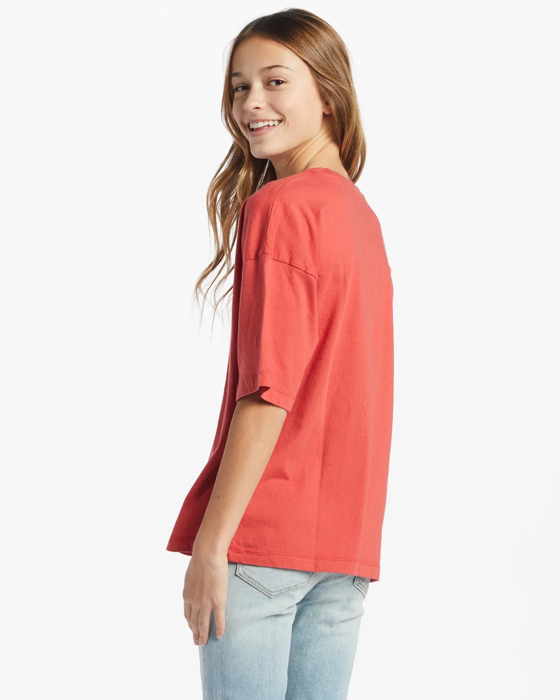 Girls Good Vibes T-Shirt - Red Rock sold by Billabong product image thumbnail 3