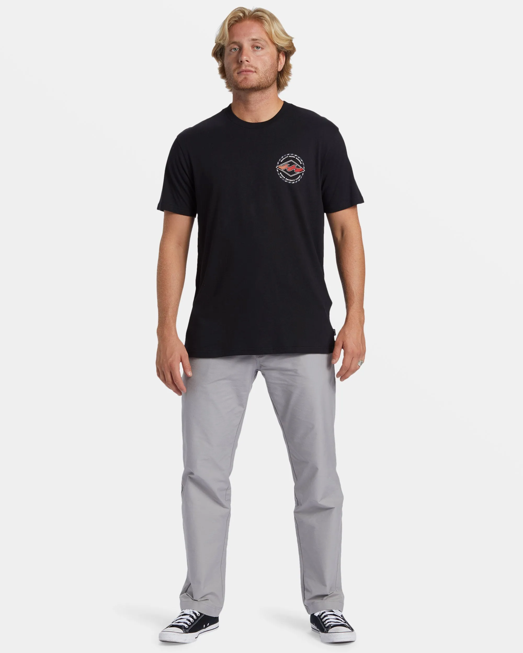 Rotor Diamond T-Shirt - Black sold by Billabong product image thumbnail 5