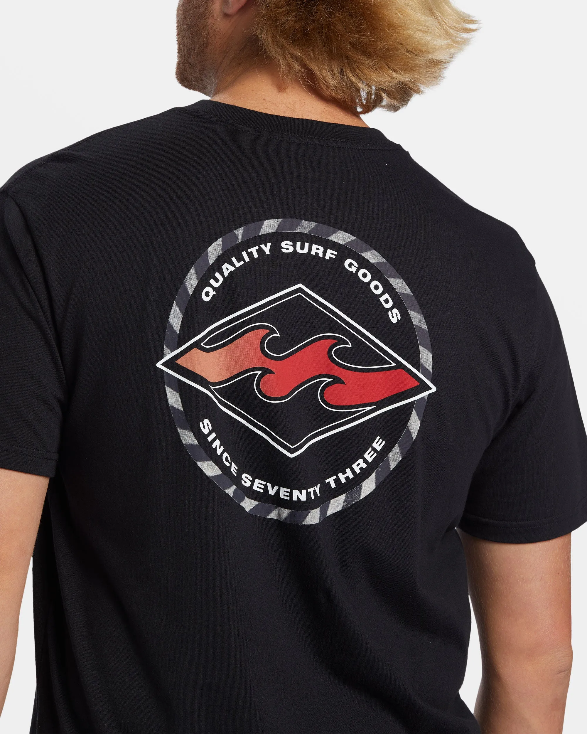 Rotor Diamond T-Shirt - Black sold by Billabong product image thumbnail 3
