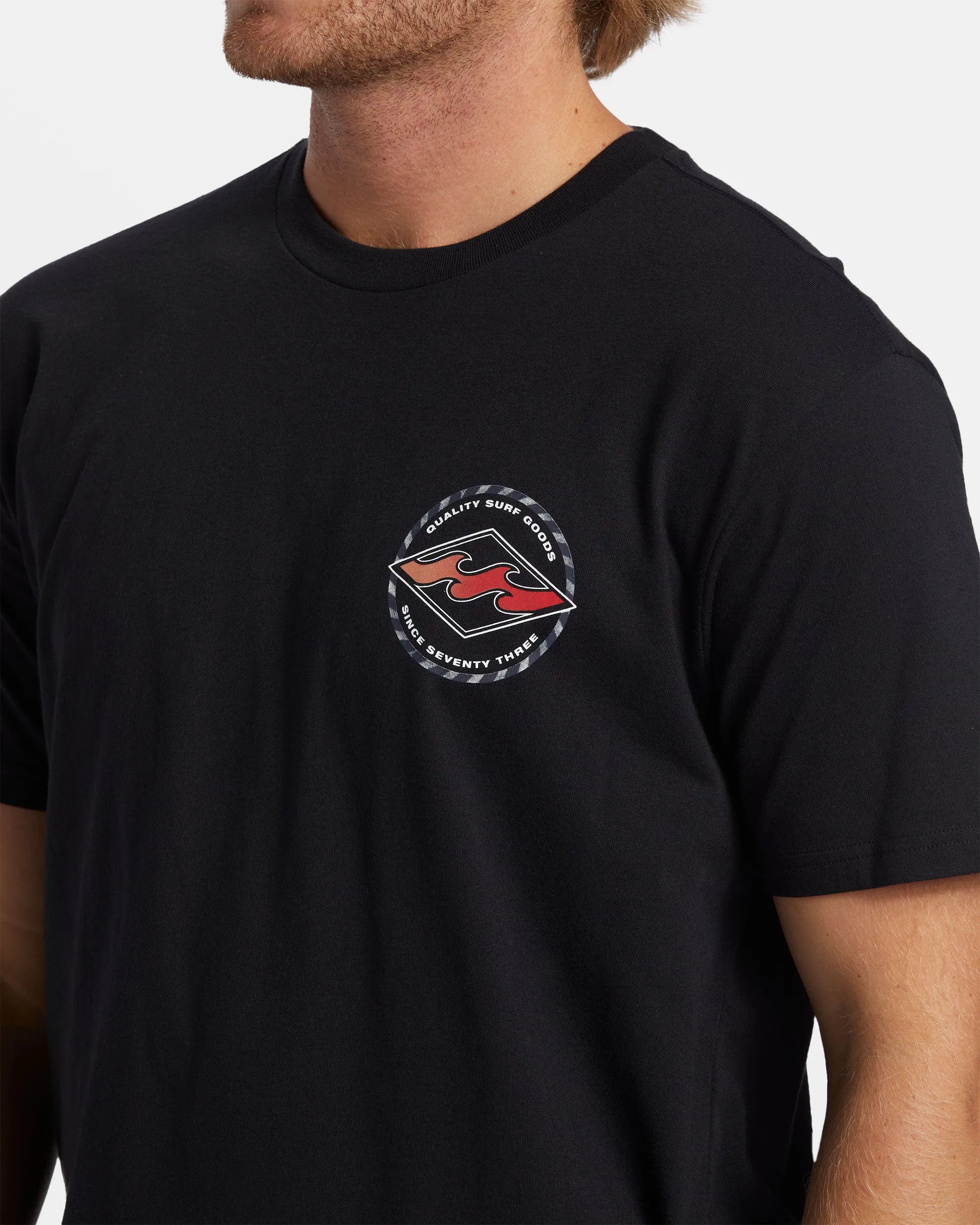 Rotor Diamond T-Shirt - Black sold by Billabong product image thumbnail 4