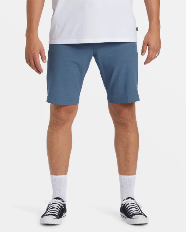 Crossfire Slub Submersible Shorts 21" - Slate Blue sold by Billabong