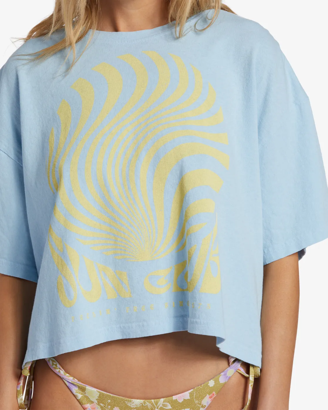 Sun Club T-Shirt - Bliss Blue sold by Billabong product image thumbnail 4