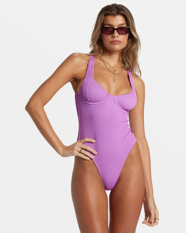 Summer High Chloe One-Piece Swimsuit - Bright Orchid sold by Billabong