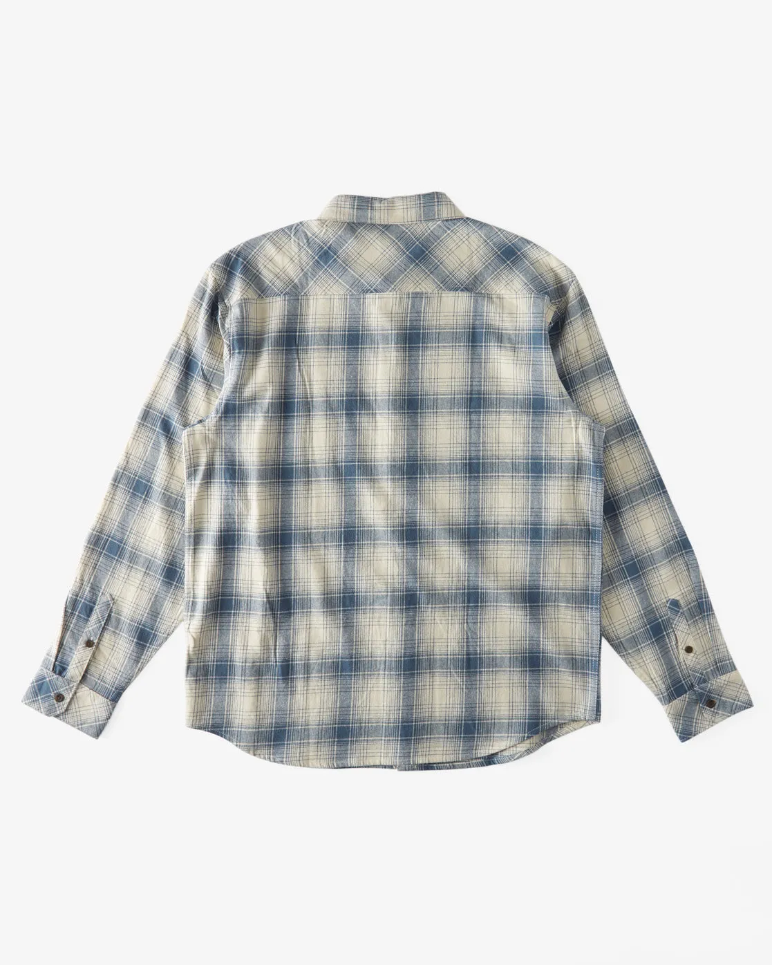 Coastline Flannel Long Sleeve Shirt - Oyster sold by Billabong product image thumbnail 5