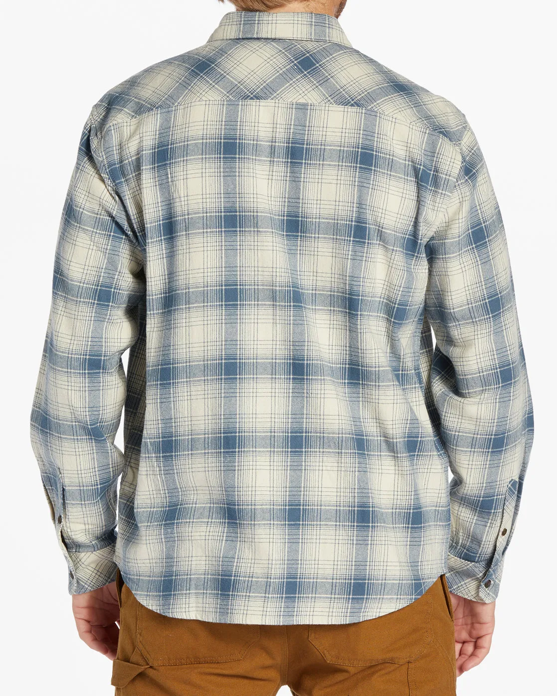 Coastline Flannel Long Sleeve Shirt - Oyster sold by Billabong product image thumbnail 2