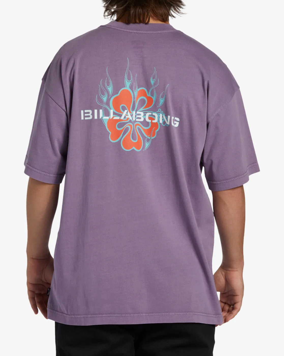 Paradise Burning OG Short Sleeve Wave Washed T-Shirt - Washed Violet sold by Billabong product image thumbnail 2