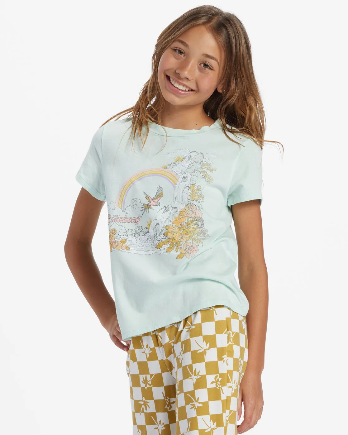 Girls Flock To Paradise T-Shirt - Sweet Mint sold by Billabong product image thumbnail 2
