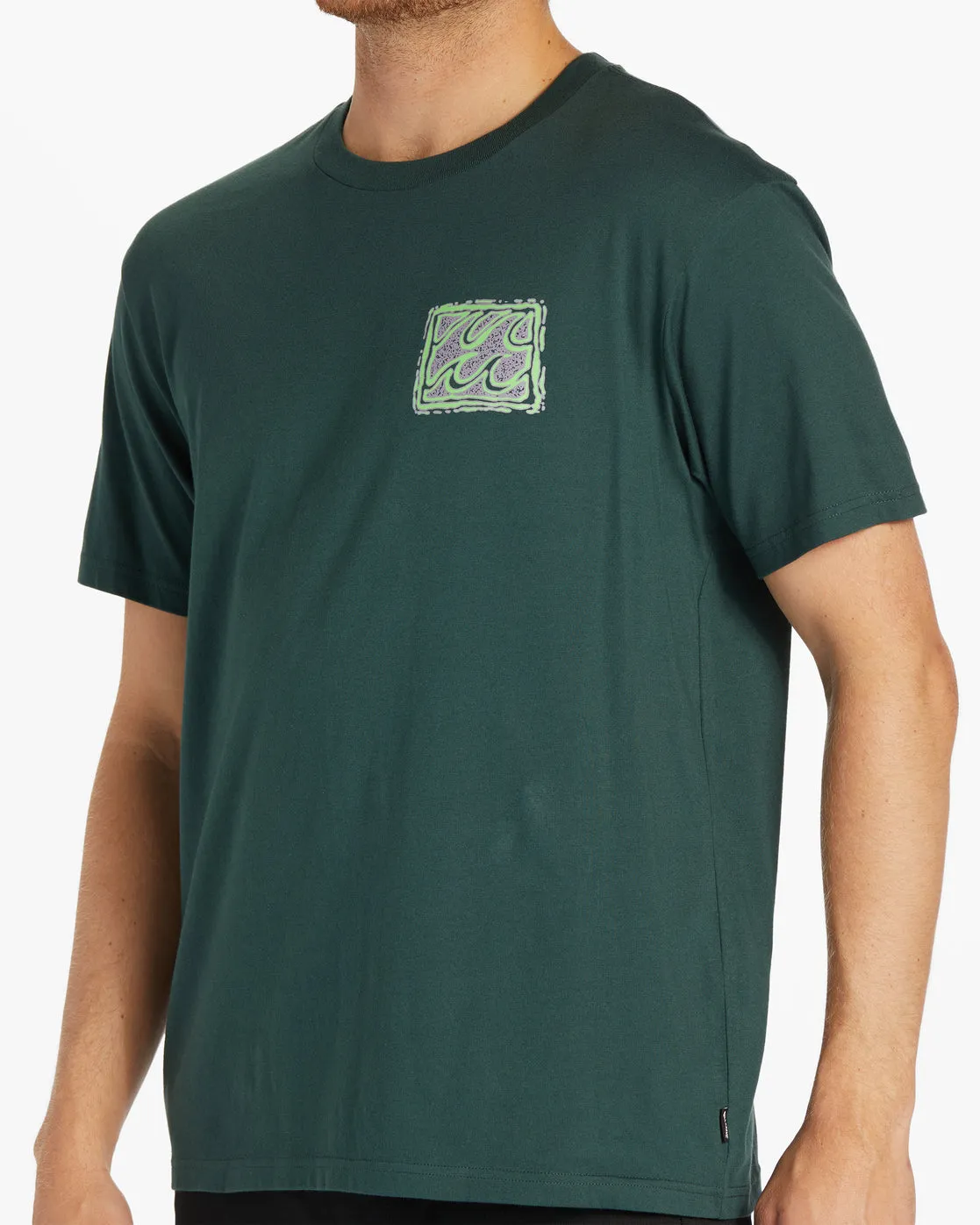 Crayon Wave Short Sleeve T-Shirt - Dark Forest sold by Billabong product image thumbnail 4