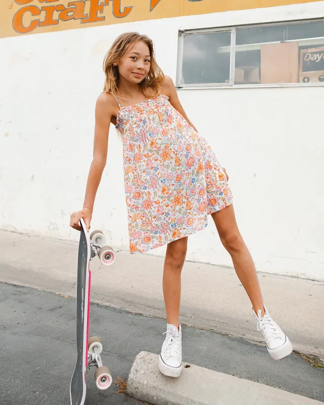 Girls Sunshine Fun Flowy Mini Dress - Pink Dream sold by Billabong