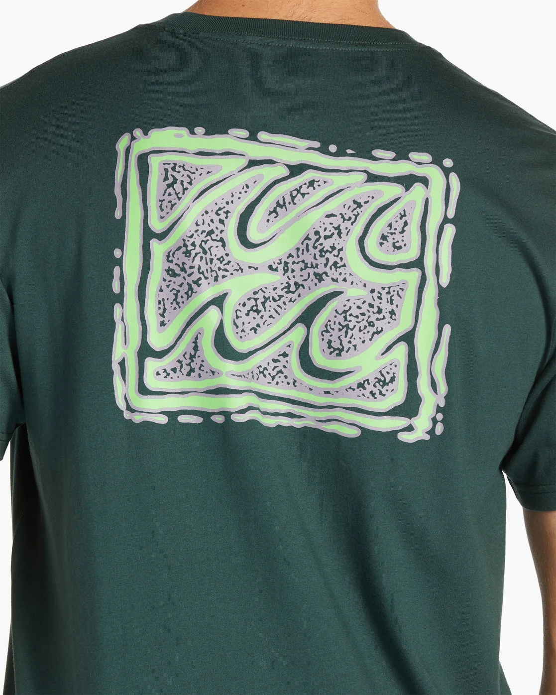 Crayon Wave Short Sleeve T-Shirt - Dark Forest sold by Billabong product image thumbnail 3