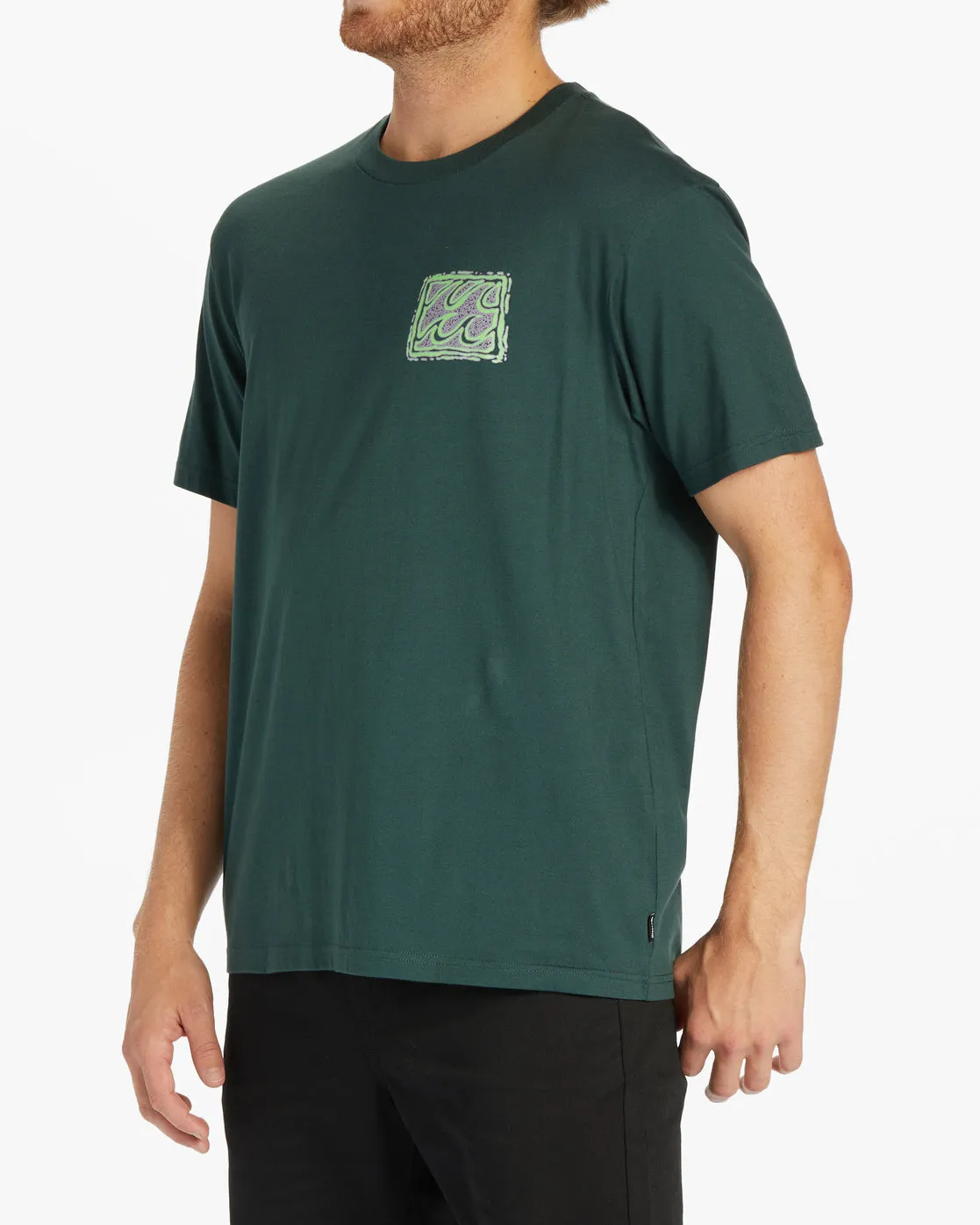 Crayon Wave Short Sleeve T-Shirt - Dark Forest sold by Billabong product image thumbnail 5