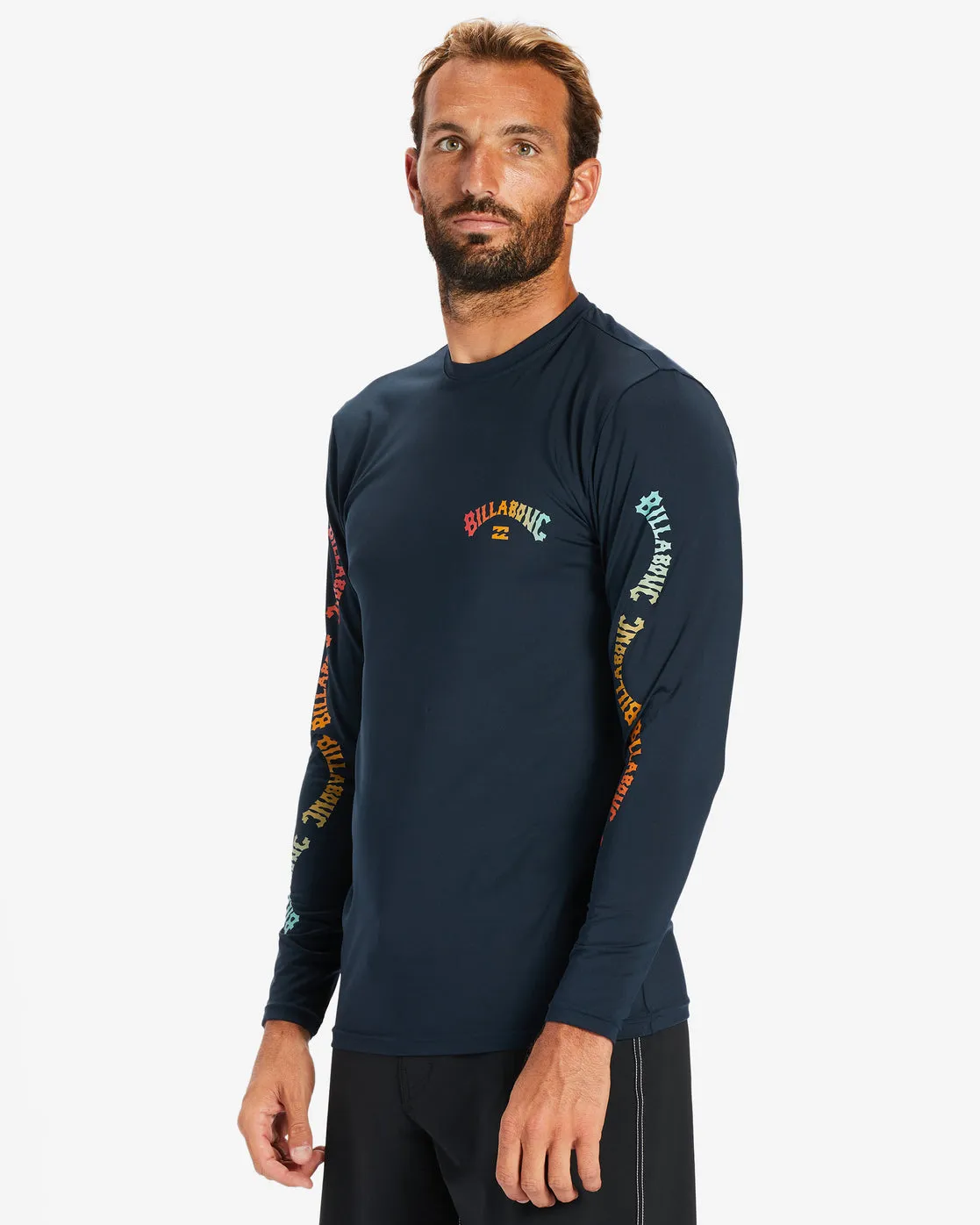 Snaking Arches Long Sleeve UPF 50 Surf T-Shirt - Navy sold by Billabong product image thumbnail 2