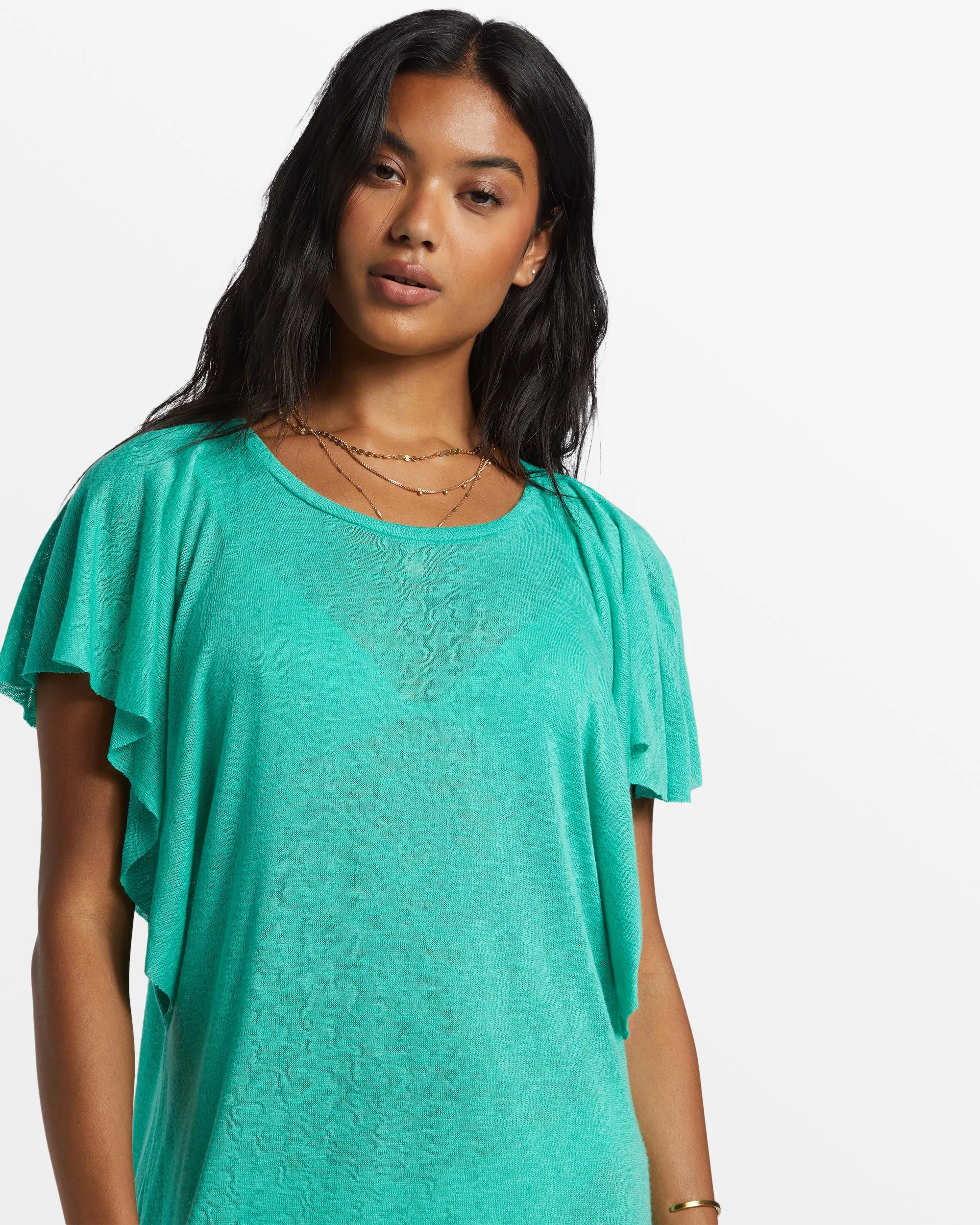 Out For Waves Cover-Up Dress - Tropical Green sold by Billabong product image thumbnail 4