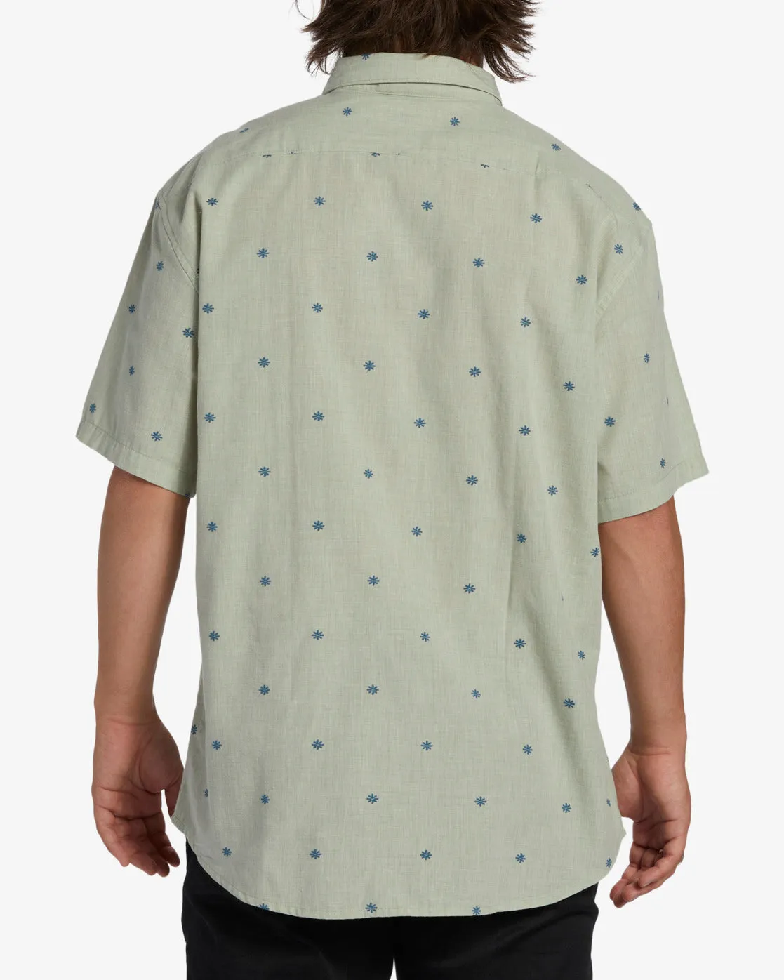 All Day Jacquard Short Sleeve Shirt - Seafoam sold by Billabong product image thumbnail 3