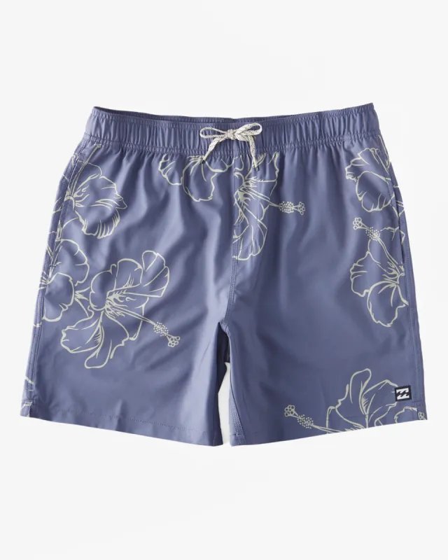 Sundays Layback 17" Boardshorts - Light Lilac sold by Billabong