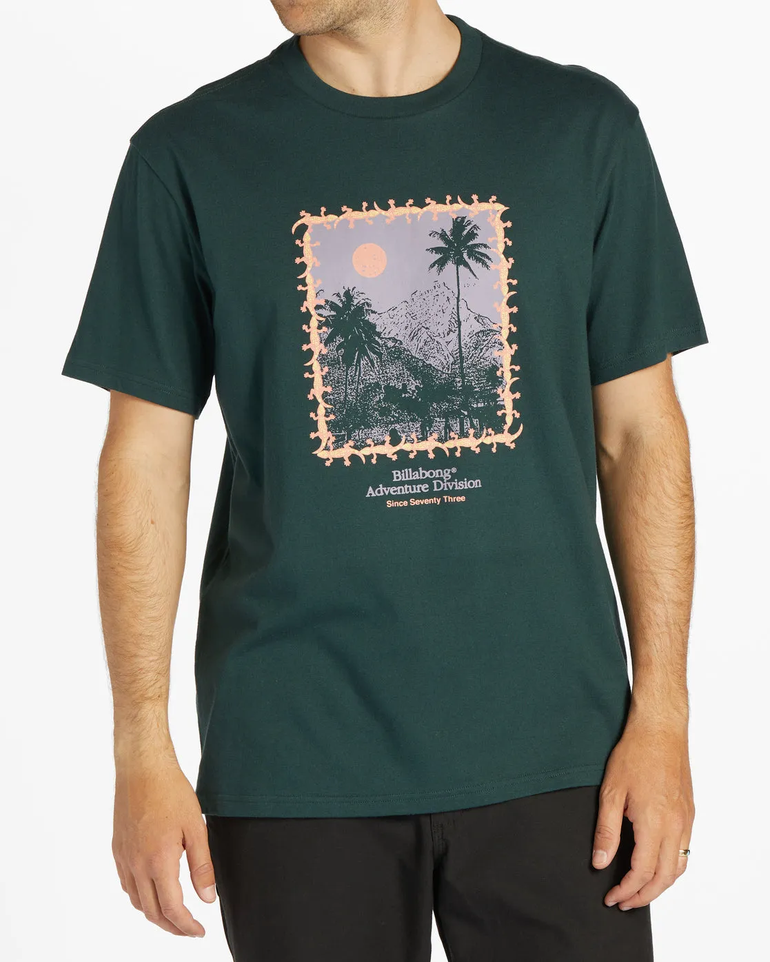 Palms T-Shirt - Dark Forest sold by Billabong