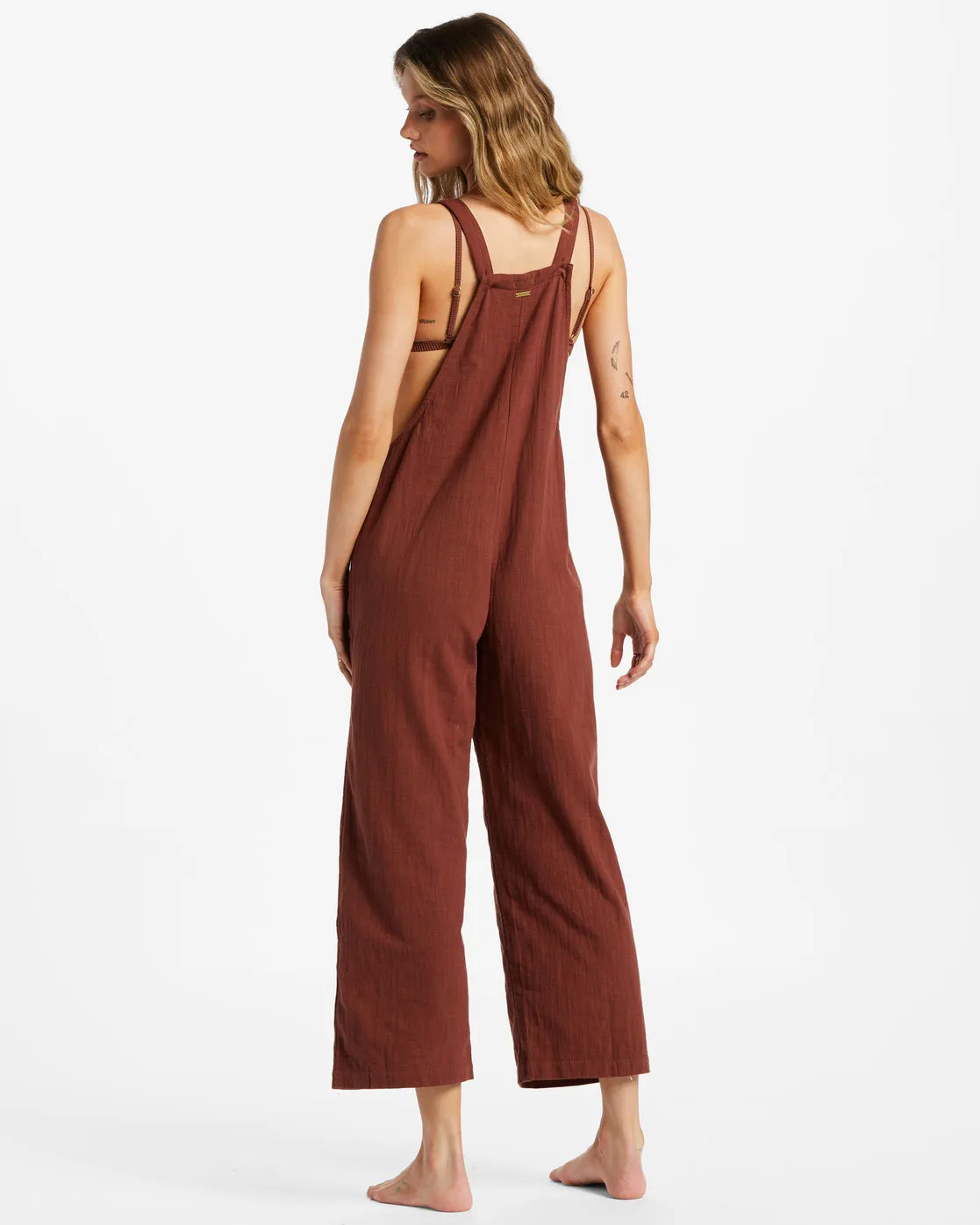 Pacific Time Strappy Jumpsuit - Mocha sold by Billabong product image thumbnail 3