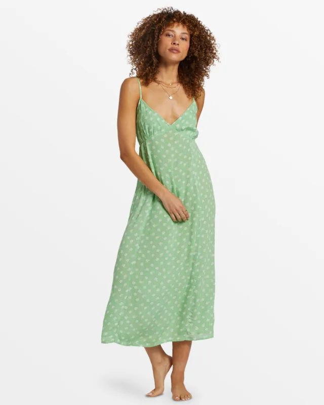 Summer Shine Midi Dress - Bright Meadow made by Billabong