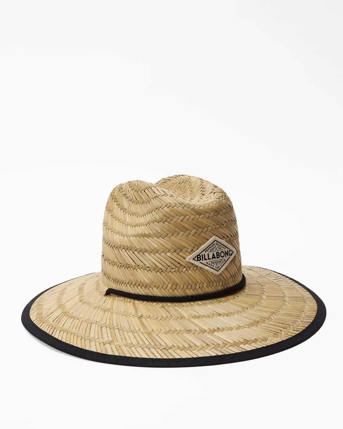 Classic Printed Straw Hat - Black Pebble sold by Billabong product image thumbnail 4
